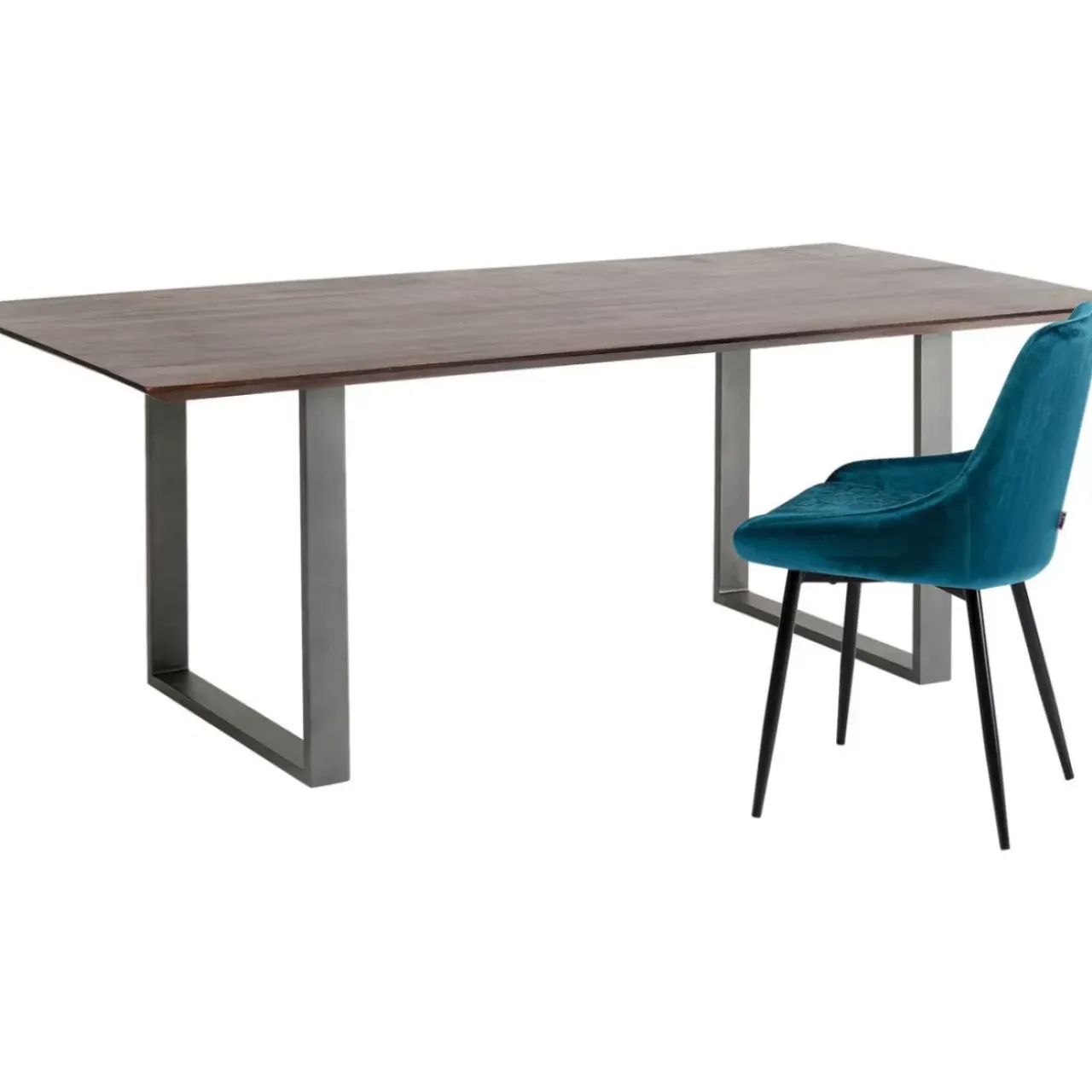 KARE Design Tische-Tisch Symphony Dunkel Rohstahl 180X90