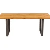 KARE Design Tische-Tisch Symphony Eiche Rohstahl 160X80