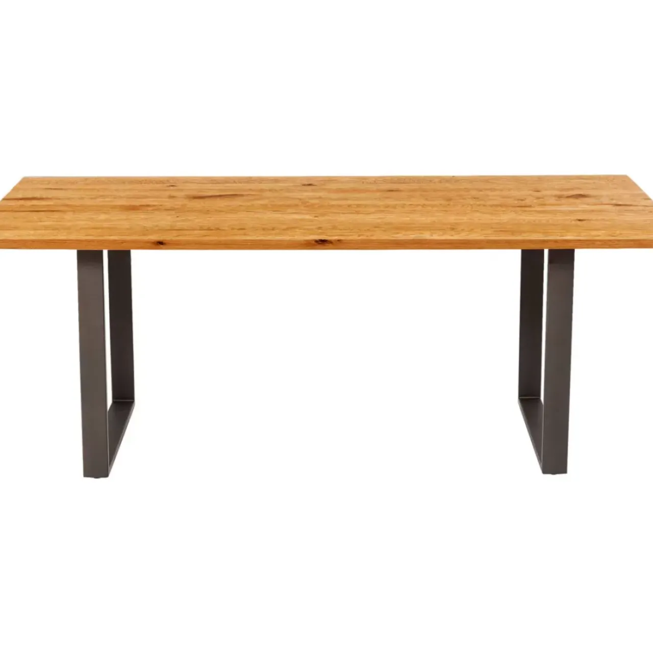 KARE Design Tische-Tisch Symphony Eiche Rohstahl 200X100