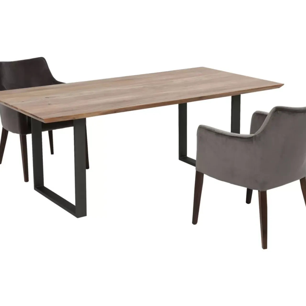 KARE Design Tische-Tisch Symphony Rohstahl 200X100