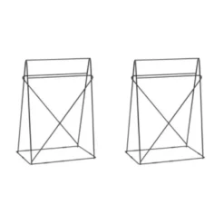 KARE Design Tische-Tischbock Polar (Paar) Schwarz 31X49Cm