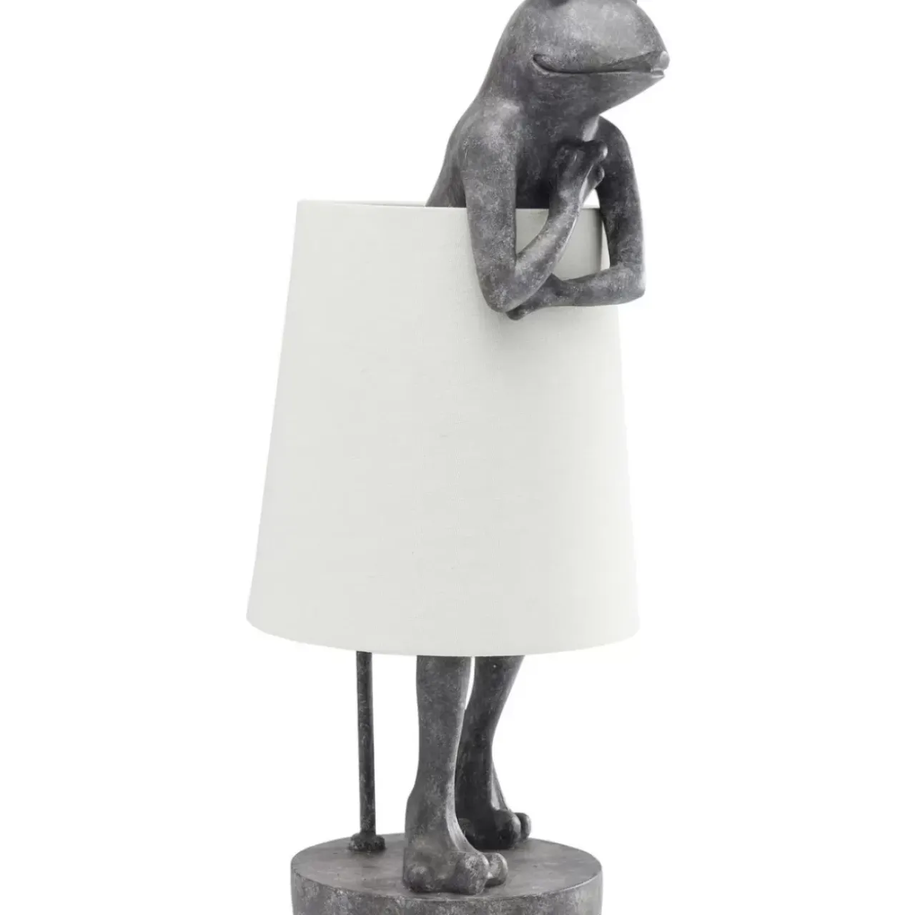 KARE Design Tischleuchten-Tischleuchte Animal Frog Grau