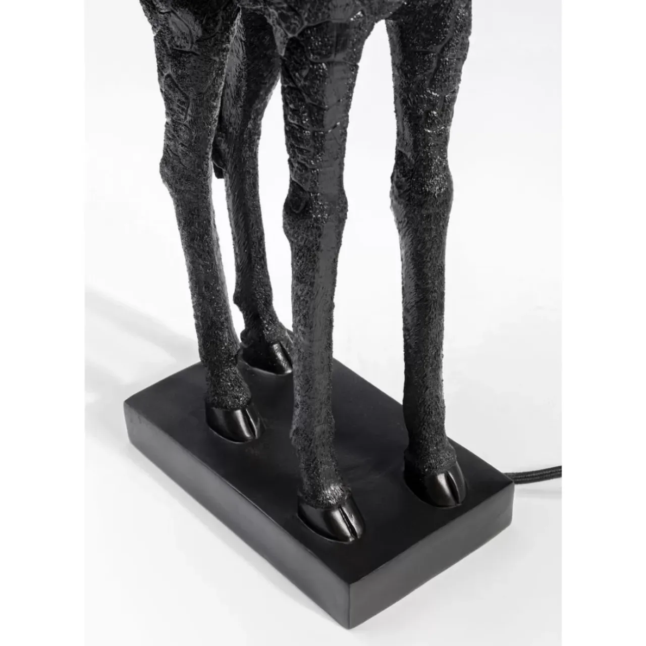 KARE Design Tischleuchten-Tischleuchte Animal Giraffe Matt Schwarz