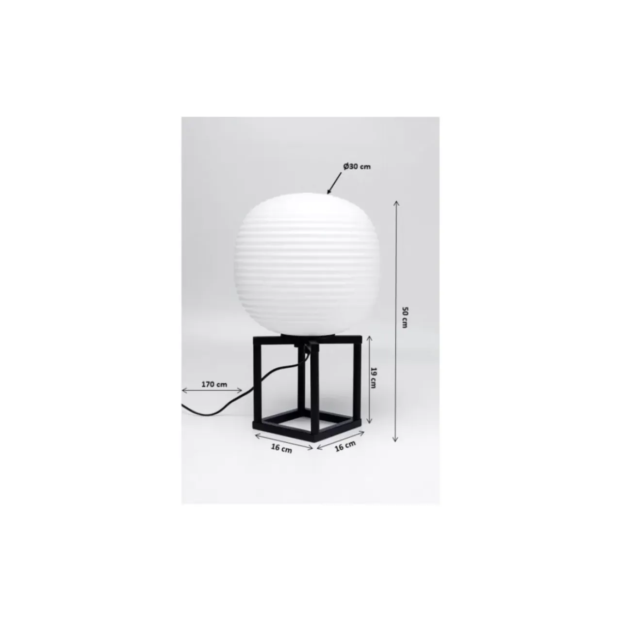 KARE Design Tischleuchten-Tischleuchte Frame Ball