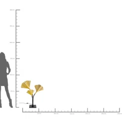 KARE Design Tischleuchten-Tischleuchte Ginkgo Tre 83