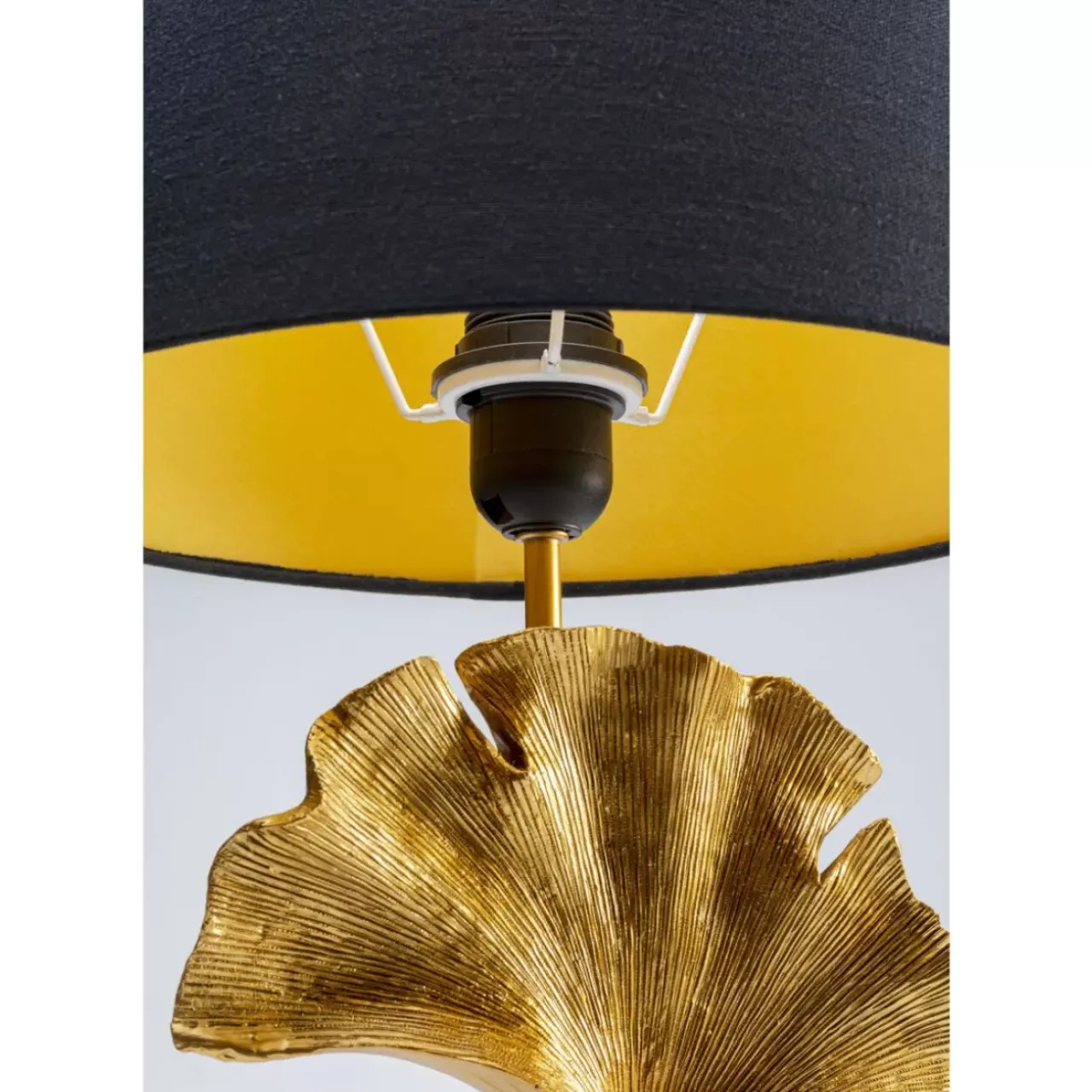 KARE Design Tischleuchten-Tischleuchte Leaf Gold
