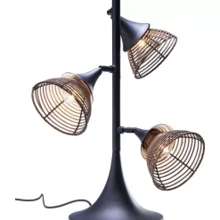 KARE Design Tischleuchten-Tischleuchte Rattan Tre