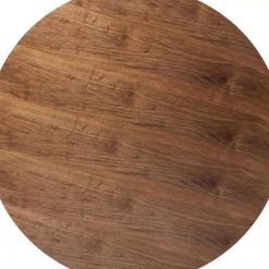 KARE Design Tische-Tischplatte Invitation Round Walnut O120Cm