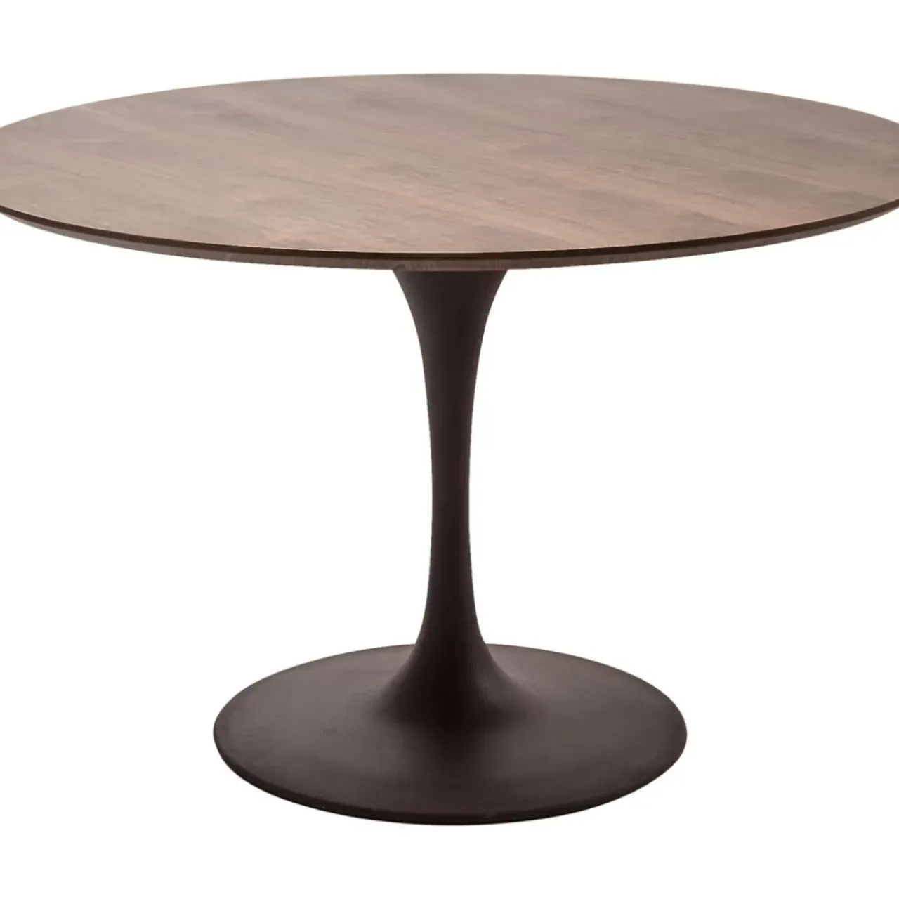 KARE Design Tische-Tischplatte Invitation Round Walnut O120Cm