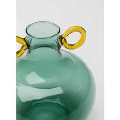 KARE Design Vasen-Vase Amore Handle Blau 16Cm