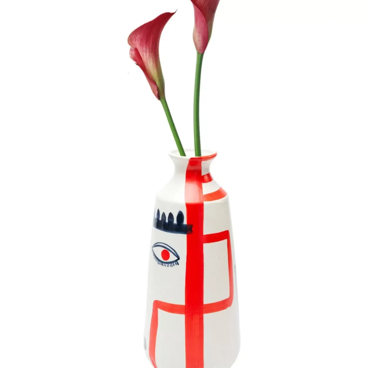 KARE Design Vasen-Vase Art Face Colore 38