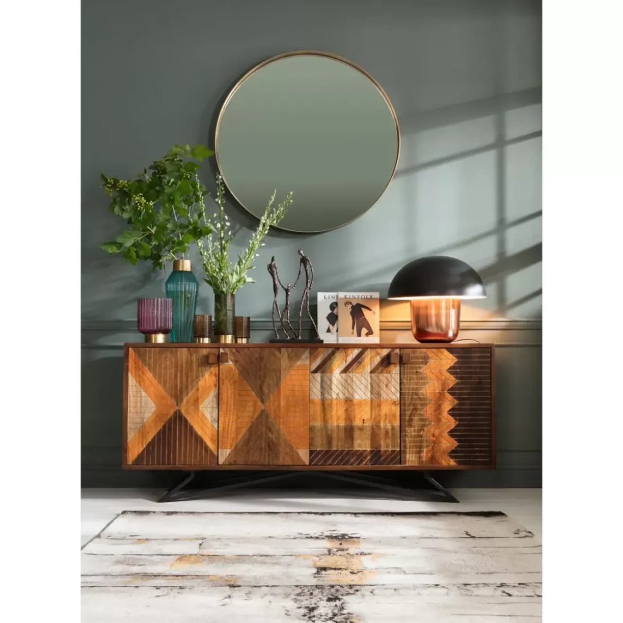 KARE Design Vasen-Vase Barfly Dark Green 25Cm