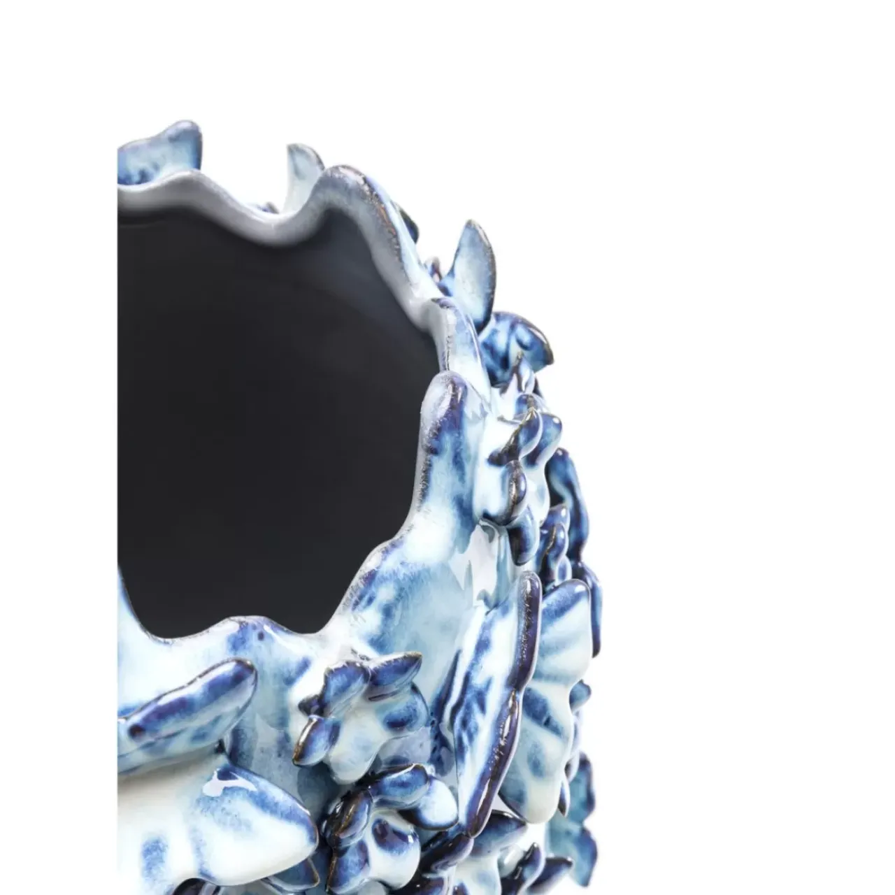 KARE Design Vasen-Vase Butterflies Lightblue 35Cm