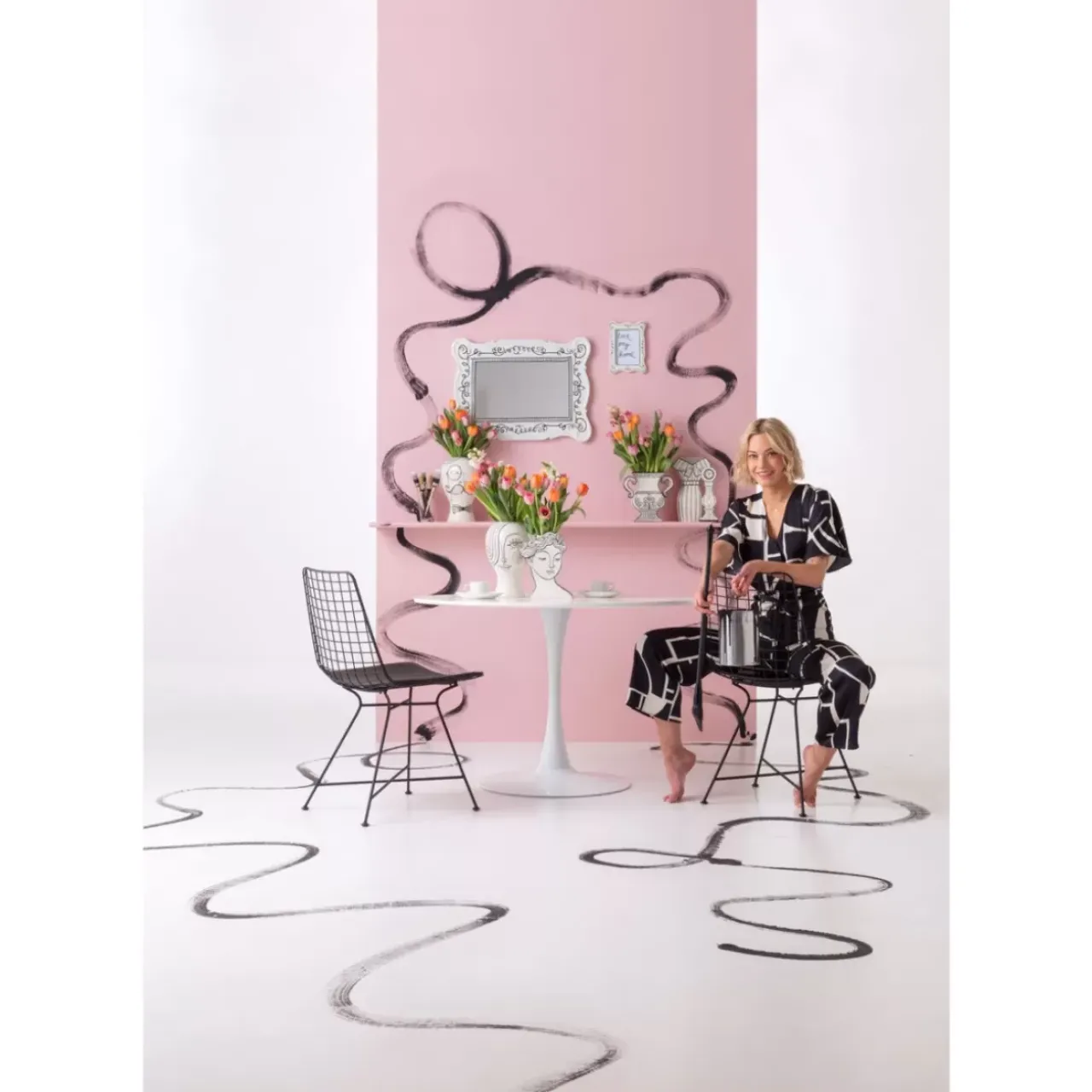 KARE Design Vasen-Vase Favola Lady 30Cm