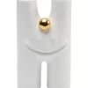 KARE Design Vasen-Vase Funny Teeth Weis 16Cm
