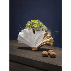 KARE Design Vasen-Vase Ginkgo Elegance 18Cm