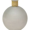 KARE Design Vasen-Vase Isola Belly Grau 25Cm