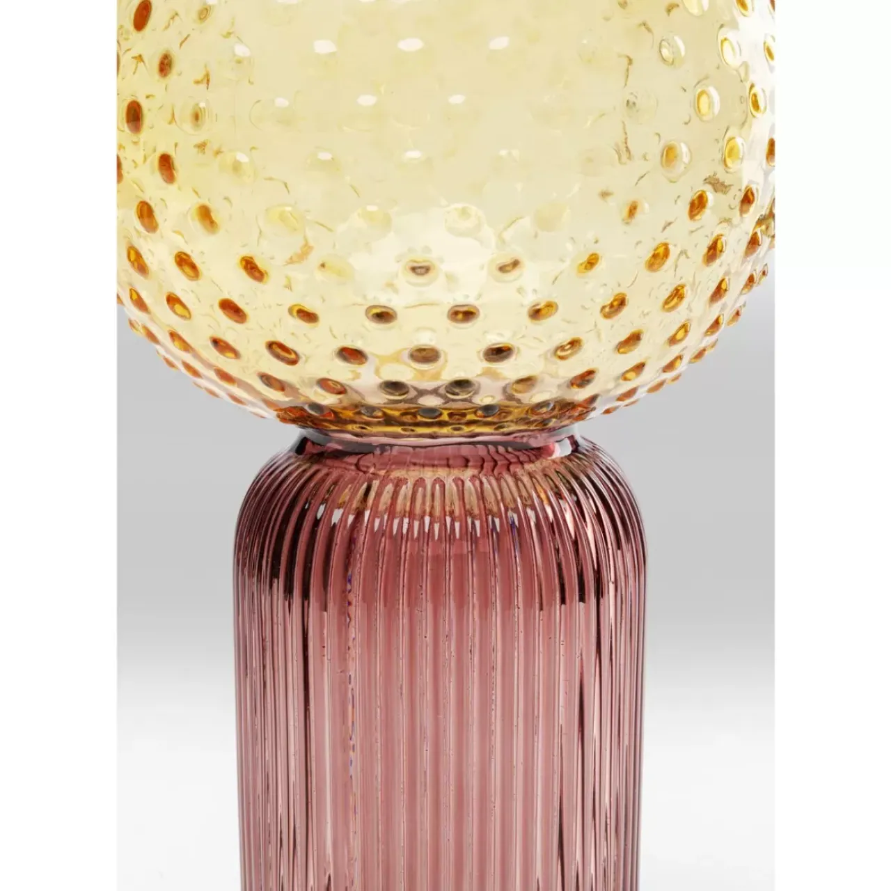 KARE Design Vasen-Vase Marvelous Duo Gelb Lila 31Cm