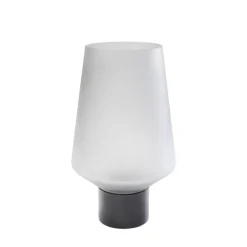 KARE Design Vasen-Vase Noble Ring Grau Matt 26Cm