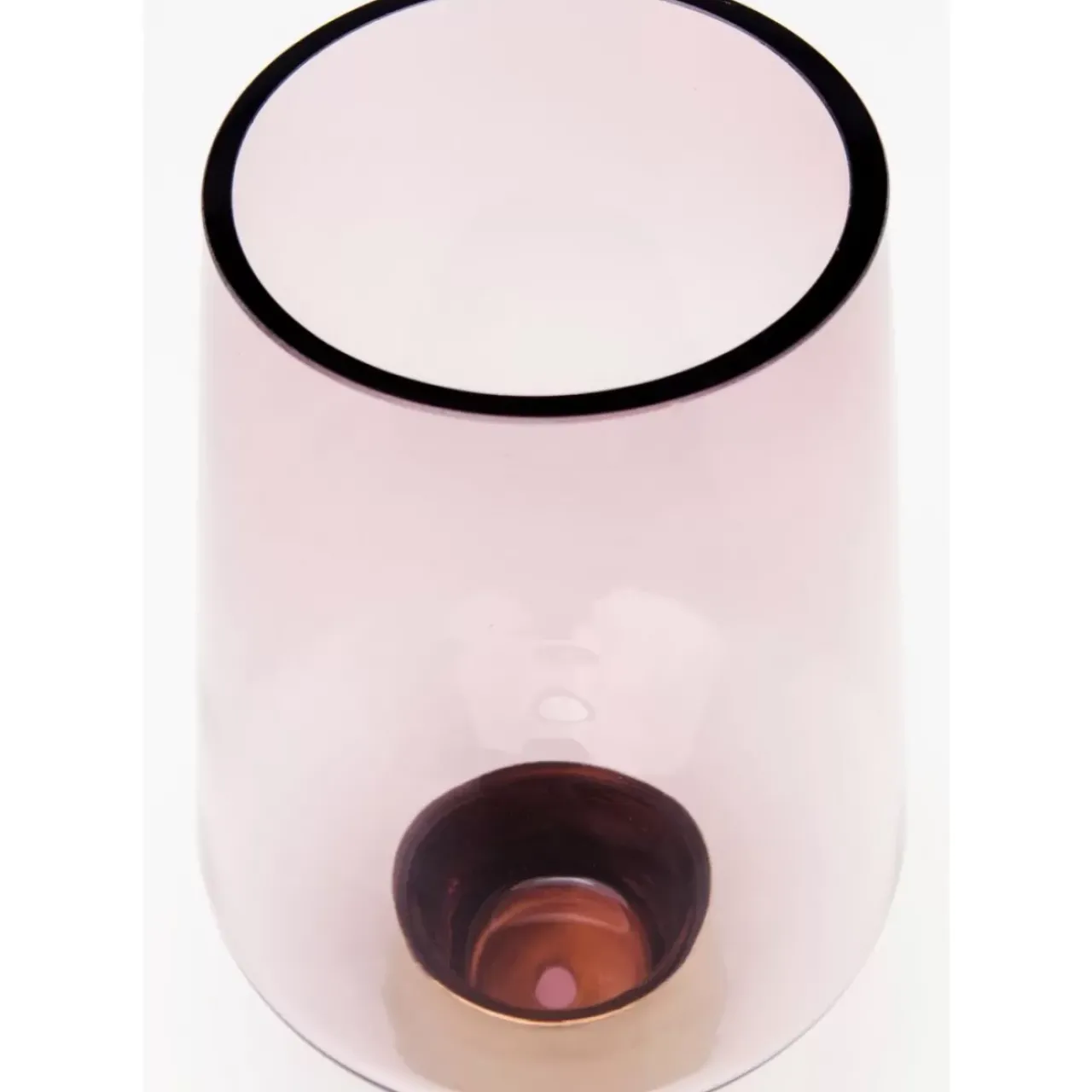 KARE Design Vasen-Vase Noble Ring Lila 26Cm