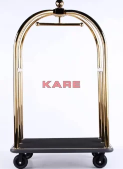 KARE Design Kleinmöbel & Sonstiges-Vip Gepackwagen Vegas Gold