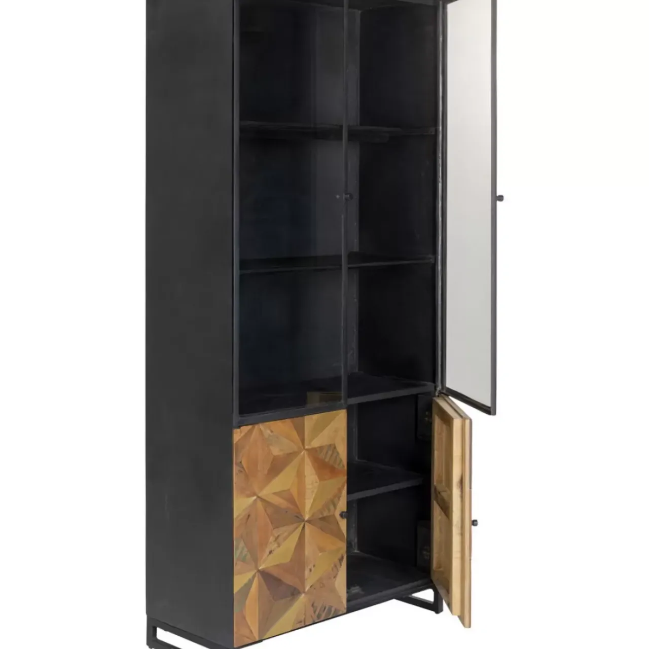 KARE Design Regale-Vitrine Illusion Gold 90X180Cm