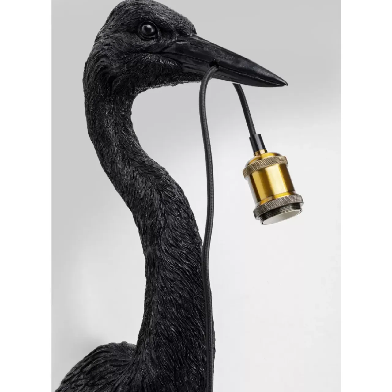 KARE Design Wandleuchten-Wandleuchte Animal Heron Schwarz 26X62Cm
