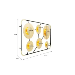 KARE Design Wandleuchten-Wandleuchte Disc 6Er