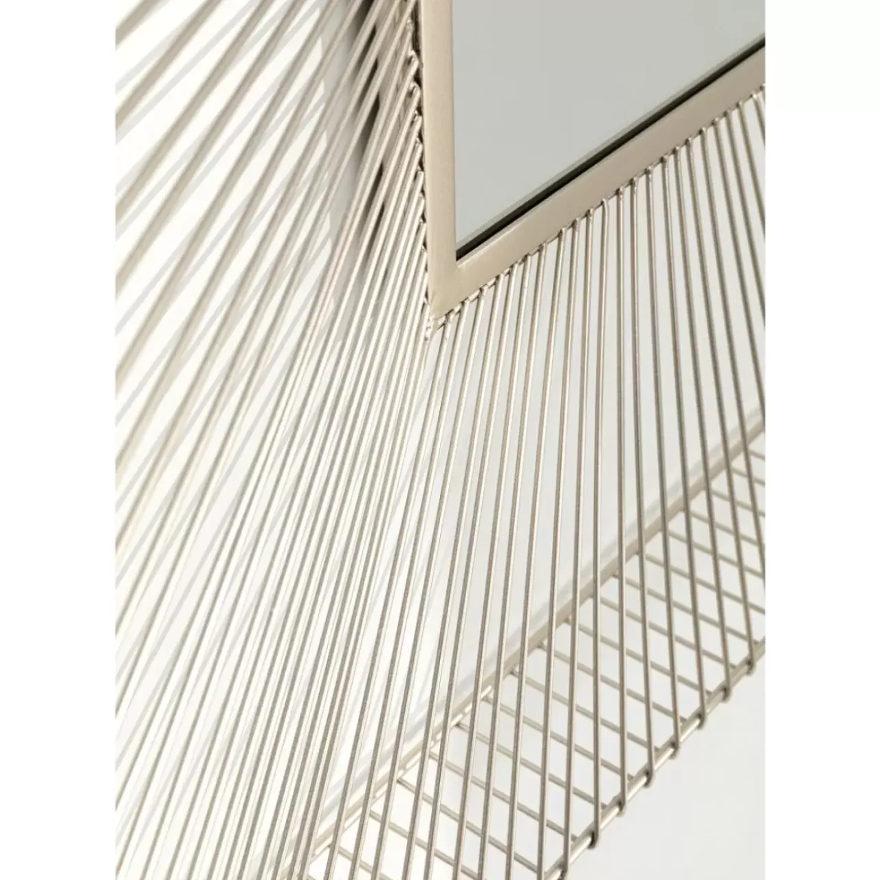 KARE Design Spiegel-Wandspiegel Dimension Champagner 91X91Cm