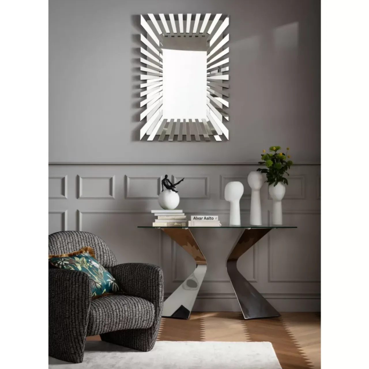 KARE Design Spiegel-Wandspiegel Sprocket 83X120Cm