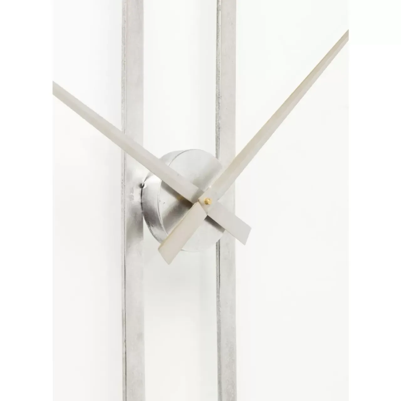 KARE Design Uhren-Wanduhr Clip Silber O60Cm