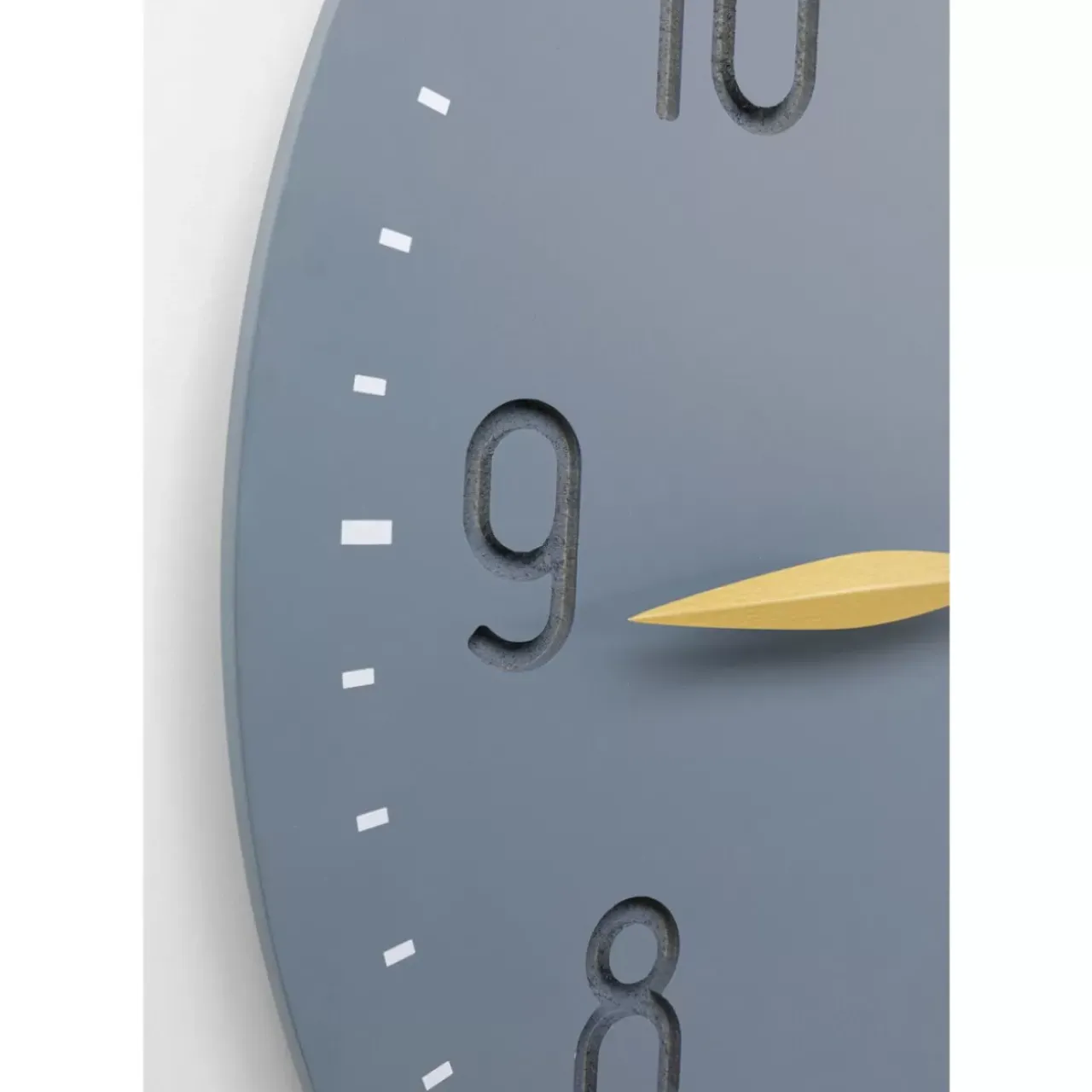 KARE Design Uhren-Wanduhr Mailo Grau O50