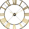 KARE Design Uhren-Wanduhr Nevio Brass O95Cm