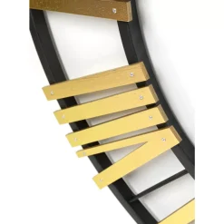 KARE Design Uhren-Wanduhr Nevio Brass O95Cm