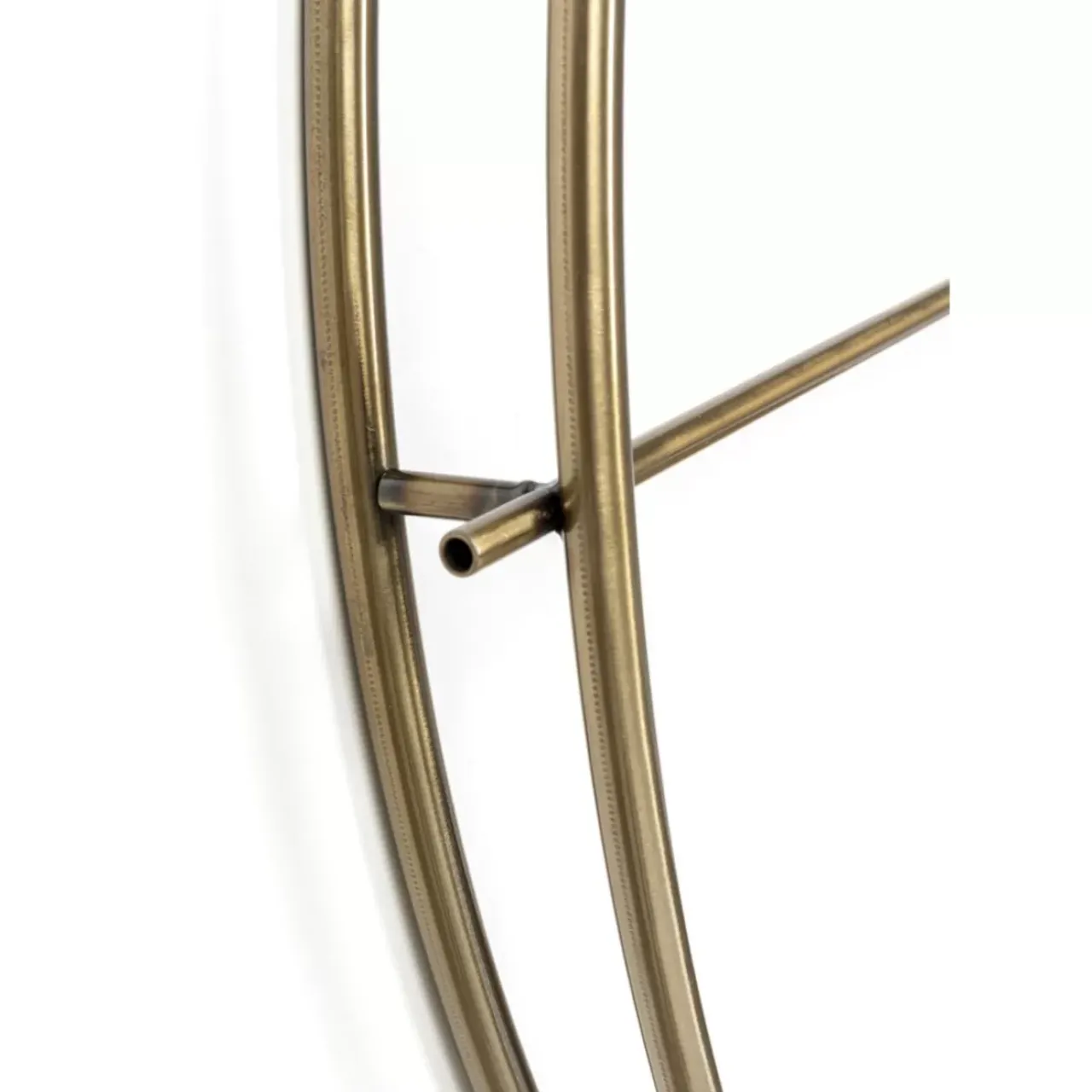 KARE Design Uhren-Wanduhr Simple Pure Brass O95Cm