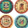 KARE Design Uhren-Wanduhr Vintage Coffee Sortiert