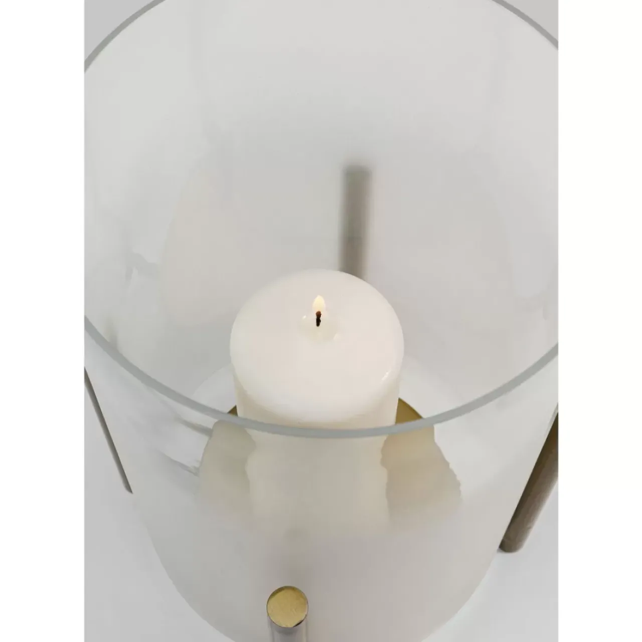 KARE Design Kerzenständer & Laternen-Windlicht Pillar Steam 25Cm
