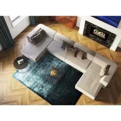 KARE Design Sofas & Couches-Wohnlandschaft Infinity Malibu Grau 434Cm
